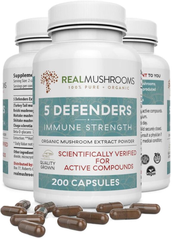 Real Mushroom 5 Defenders Capsules