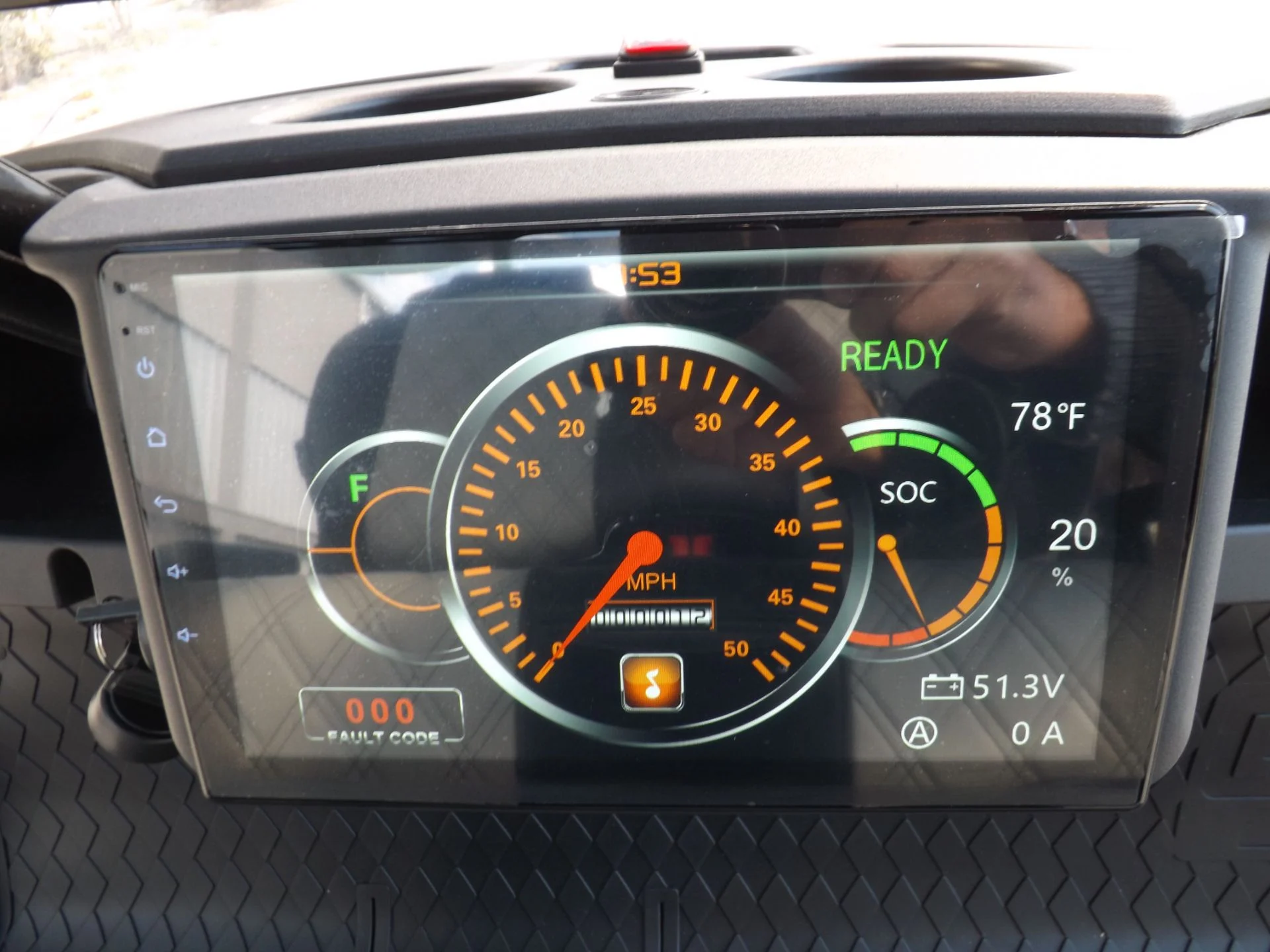 2023 HONOR LSV 2+2 G1 Lifted Lithium Golf Cart for Sale - Image 9