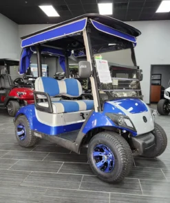 Blue 2021 Yamaha Drive 2 QuieTech EFI Golf Cart for Sale