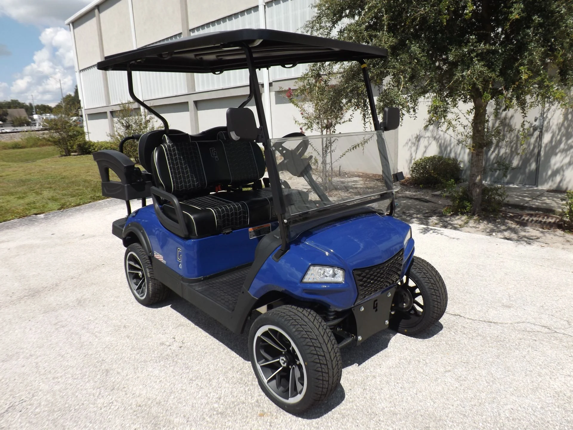 Blue 2023 HONOR LSV 2+2 G1 Lifted Lithium Golf Cart for Sale