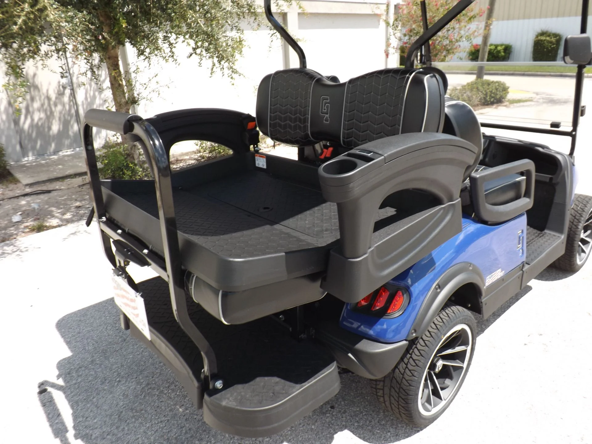 Blue 2023 HONOR LSV 2+2 G1 Lifted Lithium Golf Cart for Sale - Image 13