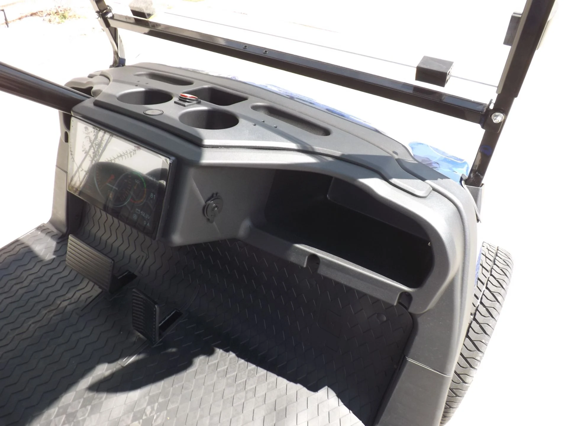 Blue 2023 HONOR LSV 2+2 G1 Lifted Lithium Golf Cart for Sale - Image 8