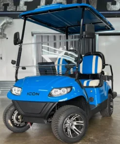 Blue 2024 Icon EV I40 Golf Cart for Sale