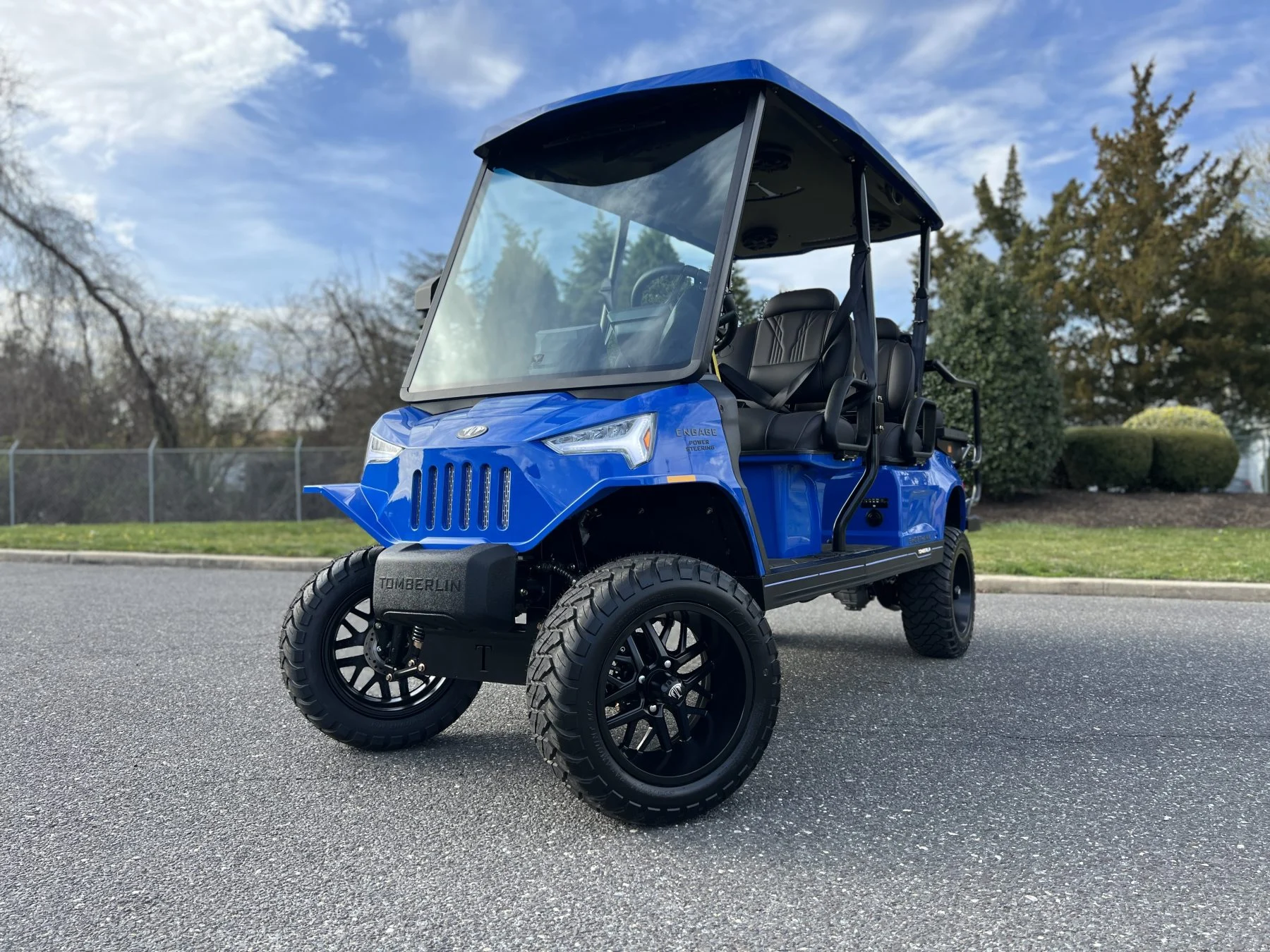 Blue 2024 Tomberlin Engage Ghosthawk Golf Cart for Sale