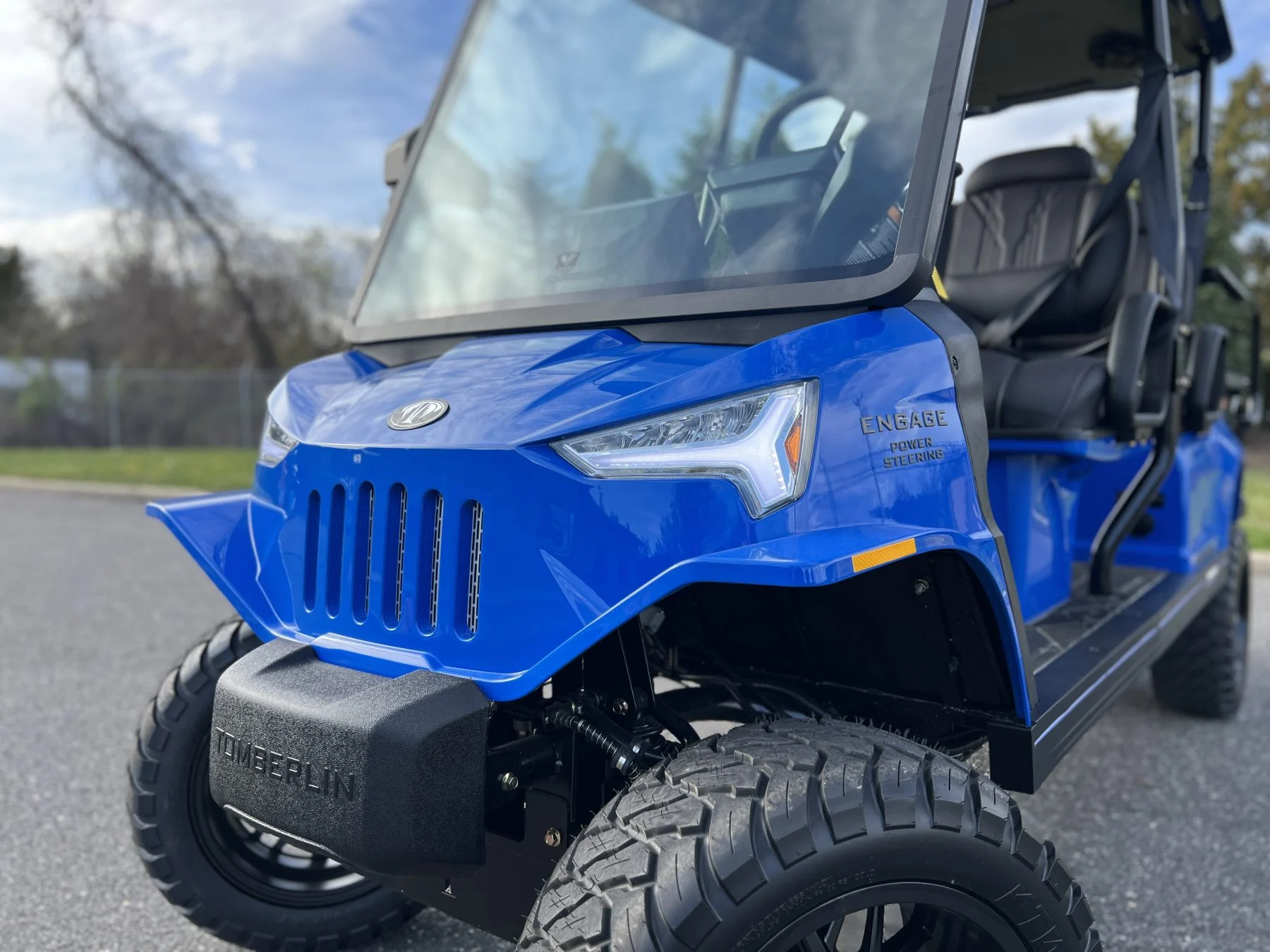 Blue 2024 Tomberlin Engage Ghosthawk Golf Cart for Sale - Image 2