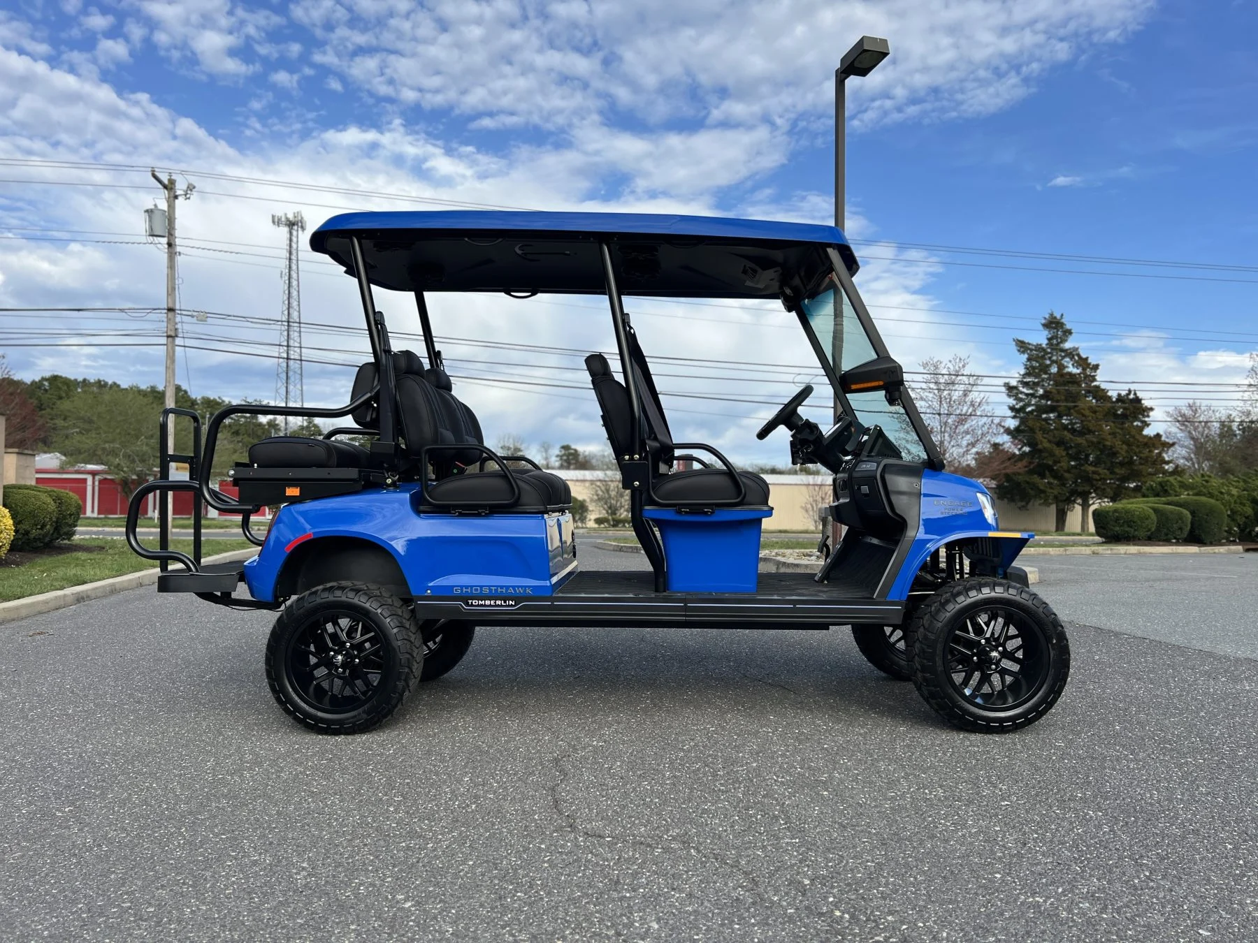 Blue 2024 Tomberlin Engage Ghosthawk Golf Cart for Sale - Image 5