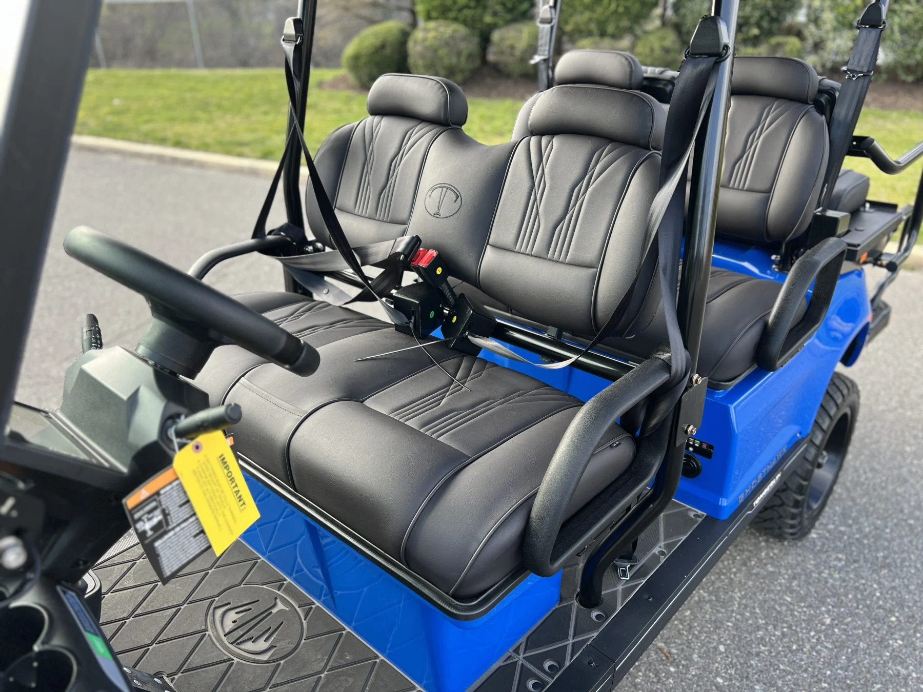 Blue 2024 Tomberlin Engage Ghosthawk Golf Cart for Sale - Image 6