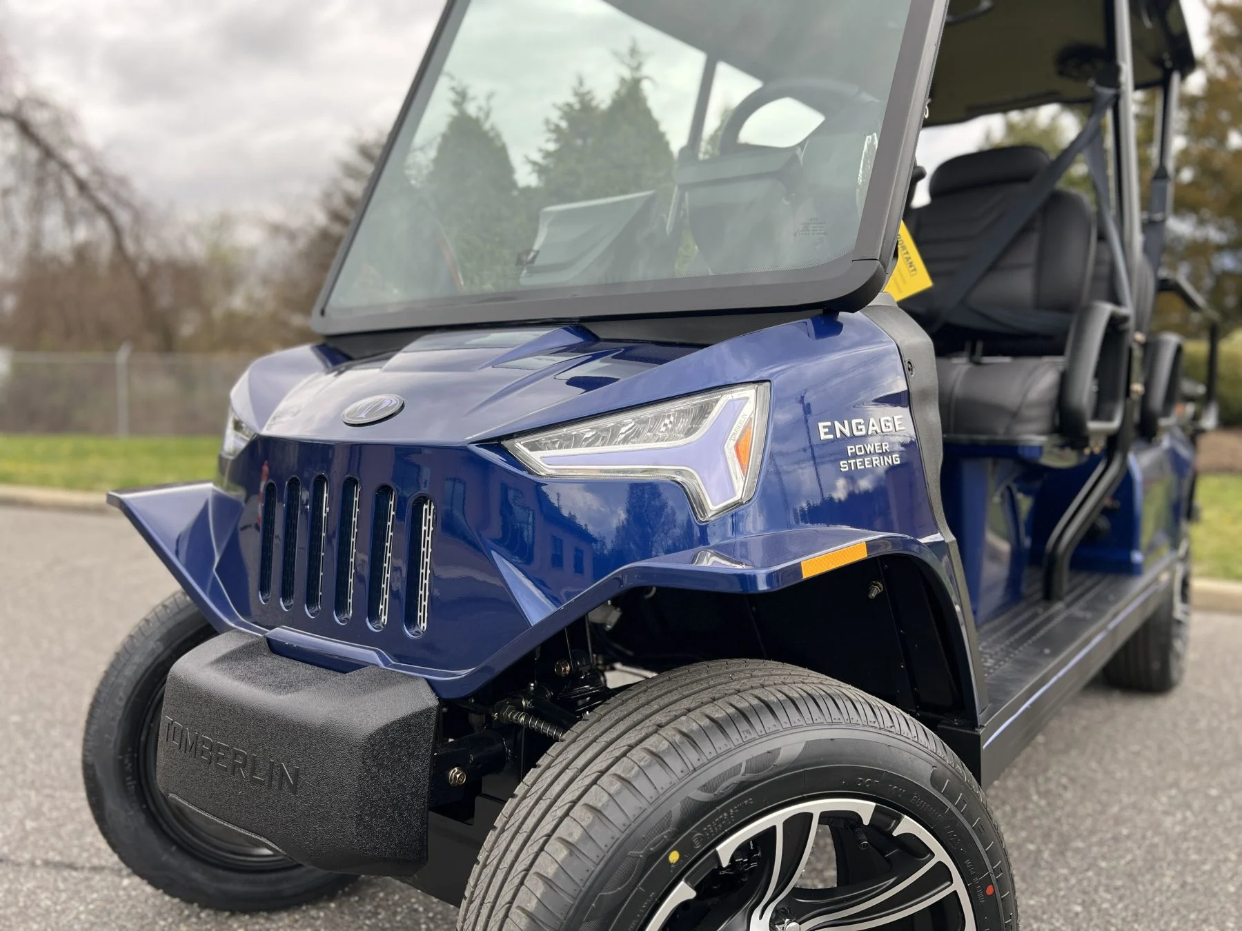 Blue 2024 Tomberlin Engage LX Golf Cart for Sale - Image 2