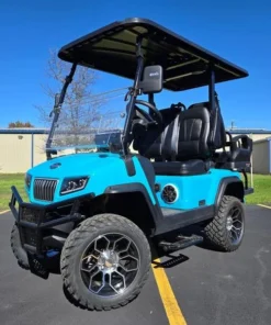Blue 2025 EVolution D5 Maverick 2+2 Golf Cart for Sale