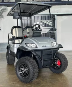 Gray 2024 Icon EV I40L Golf Cart for Sale