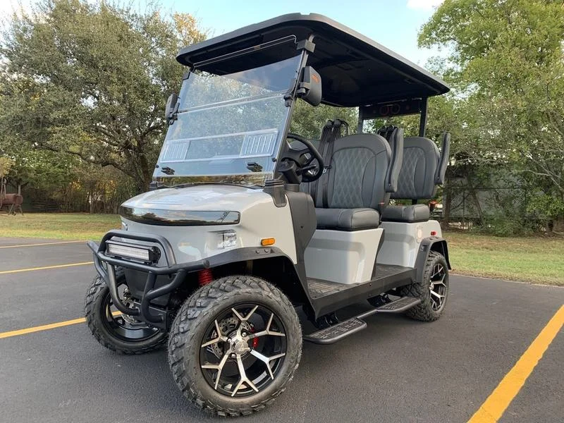 Gray 2025 Denago EV Rover XL Golf Cart for Sale