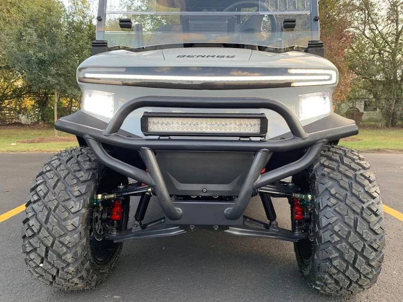 Gray 2025 Denago EV Rover XL Golf Cart for Sale - Image 3