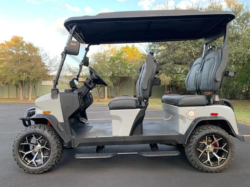 Gray 2025 Denago EV Rover XL Golf Cart for Sale - Image 5