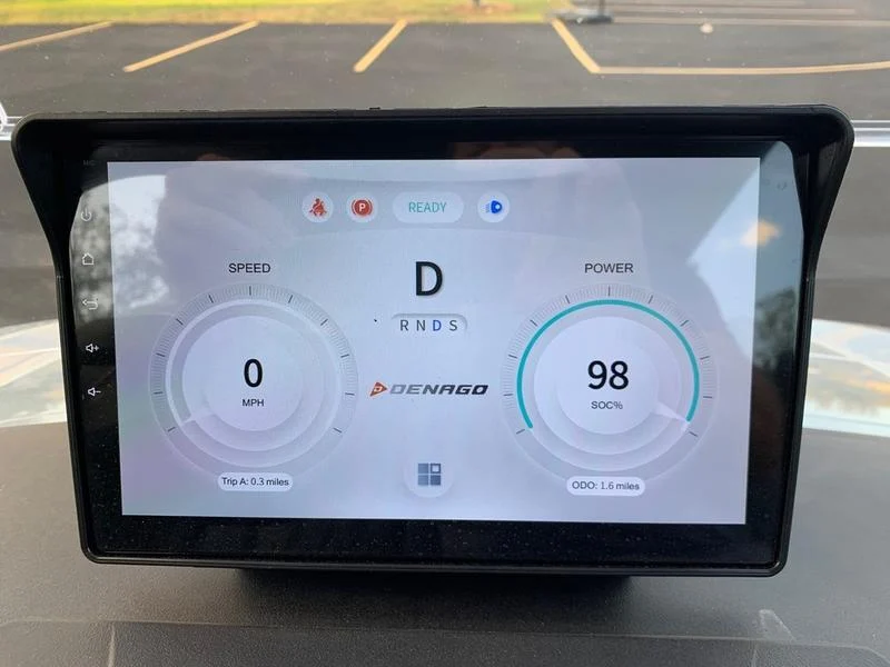 Gray 2025 Denago EV Rover XL Golf Cart for Sale - Image 9