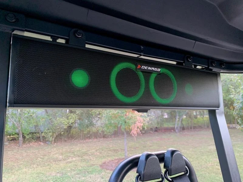 Gray 2025 Denago EV Rover XL Golf Cart for Sale - Image 10