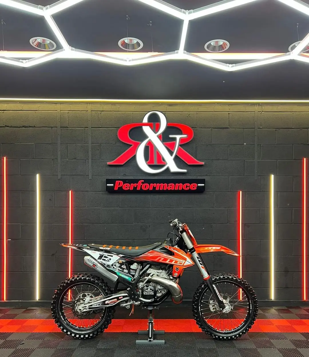 Orange 2021 KTM SX 250 Motocross 12V For Sale - Image 2