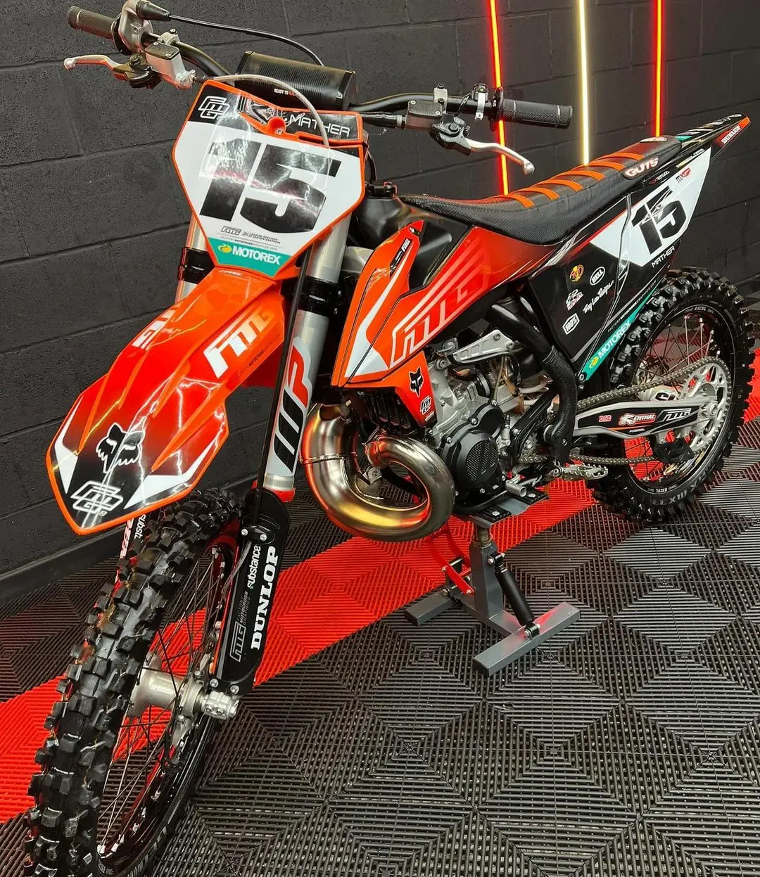 Orange 2021 KTM SX 250 Motocross 12V For Sale - Image 10