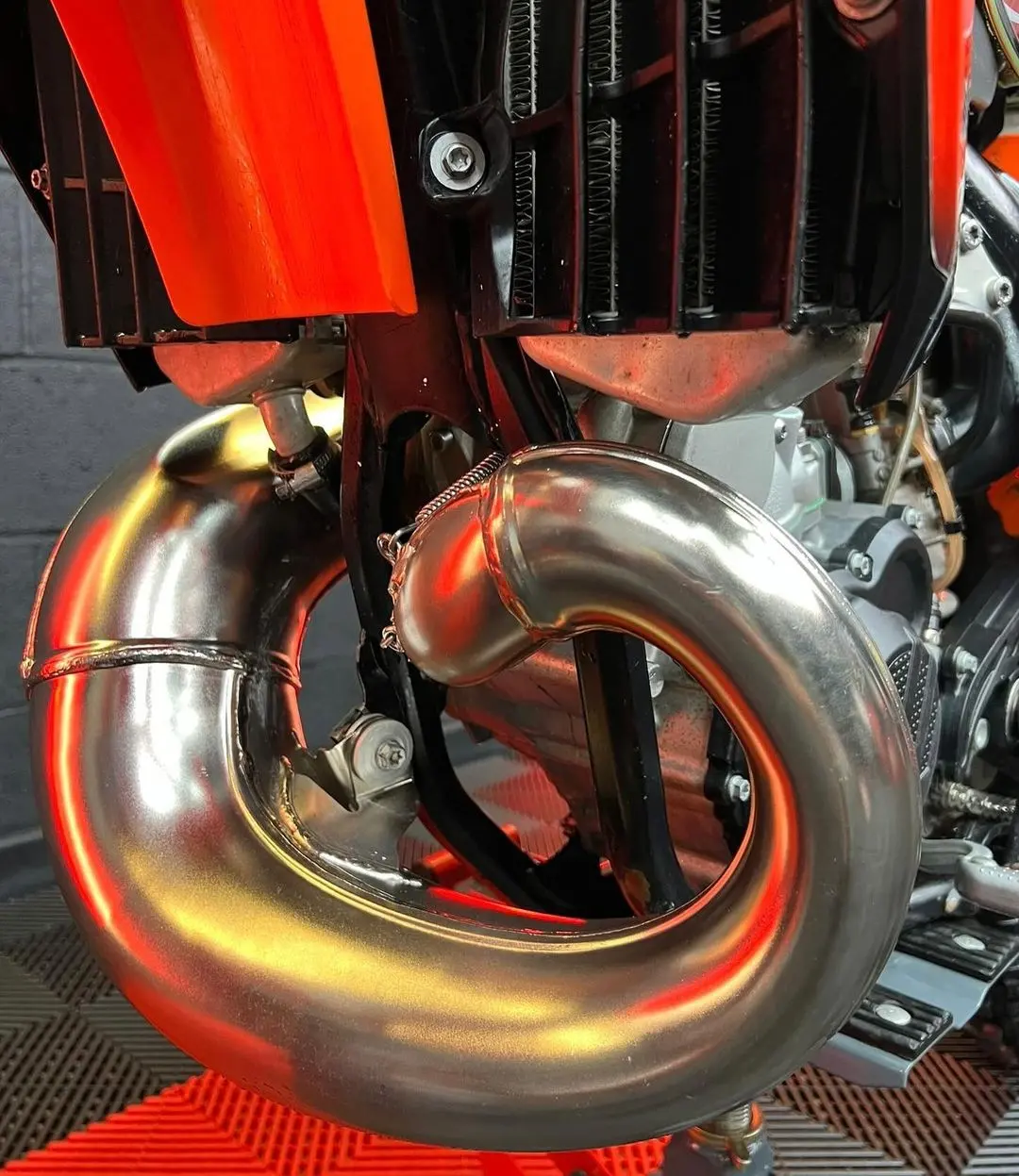 Orange 2021 KTM SX 250 Motocross 12V For Sale - Image 4