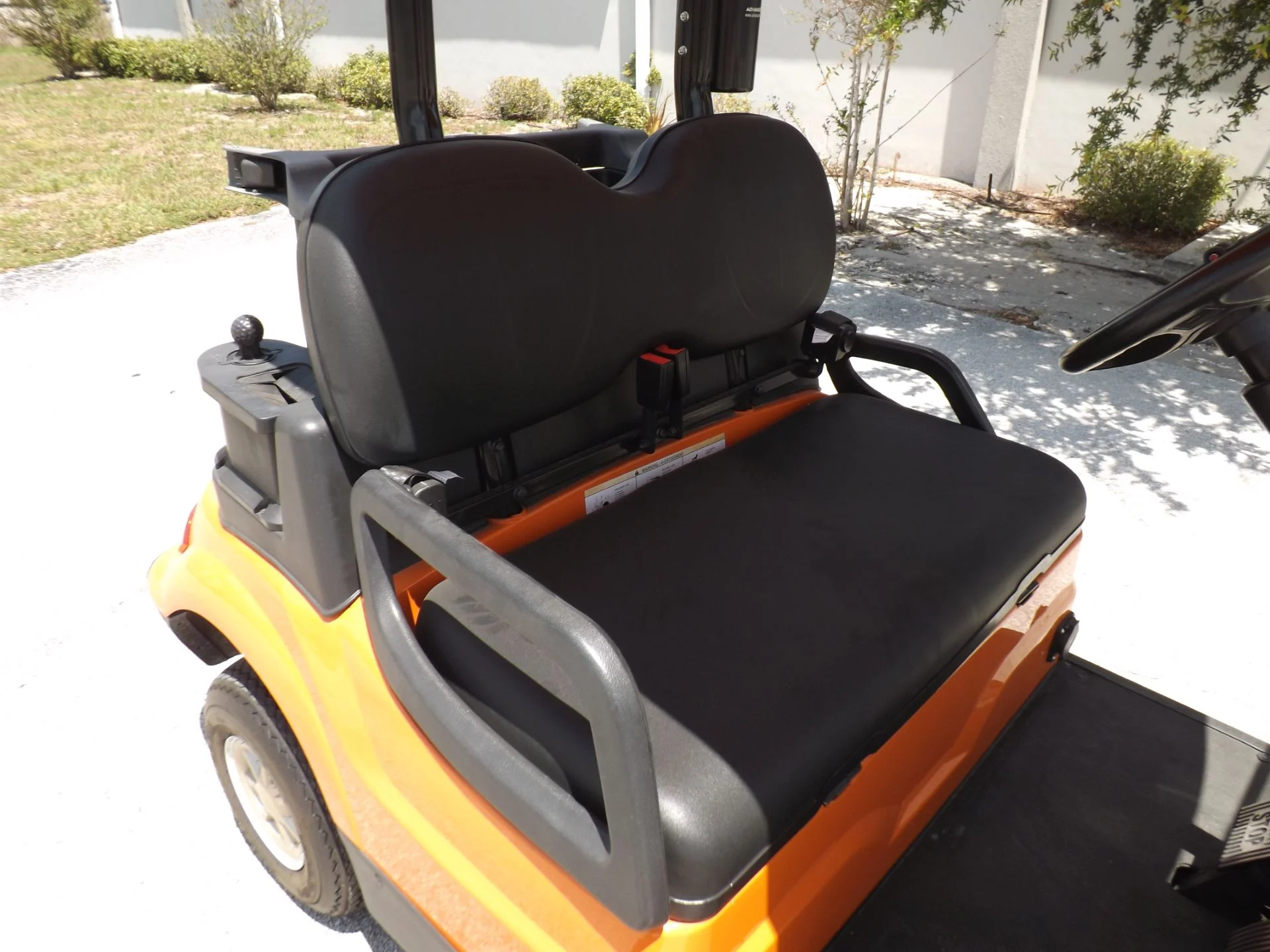 Orange 2022 Advanced EV AEV 2 Golf Cart for Sale - Image 12