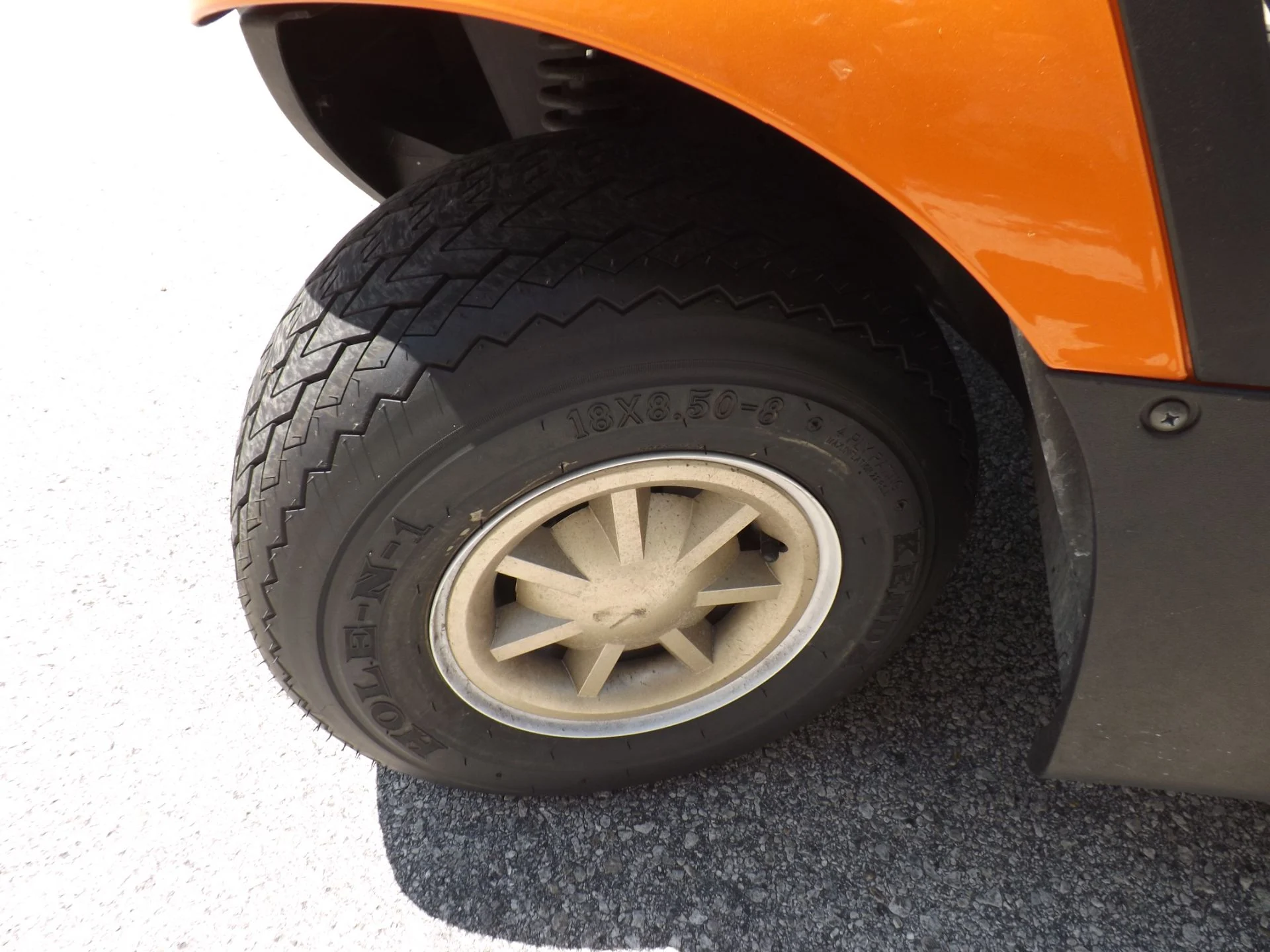 Orange 2022 Advanced EV AEV 2 Golf Cart for Sale - Image 16