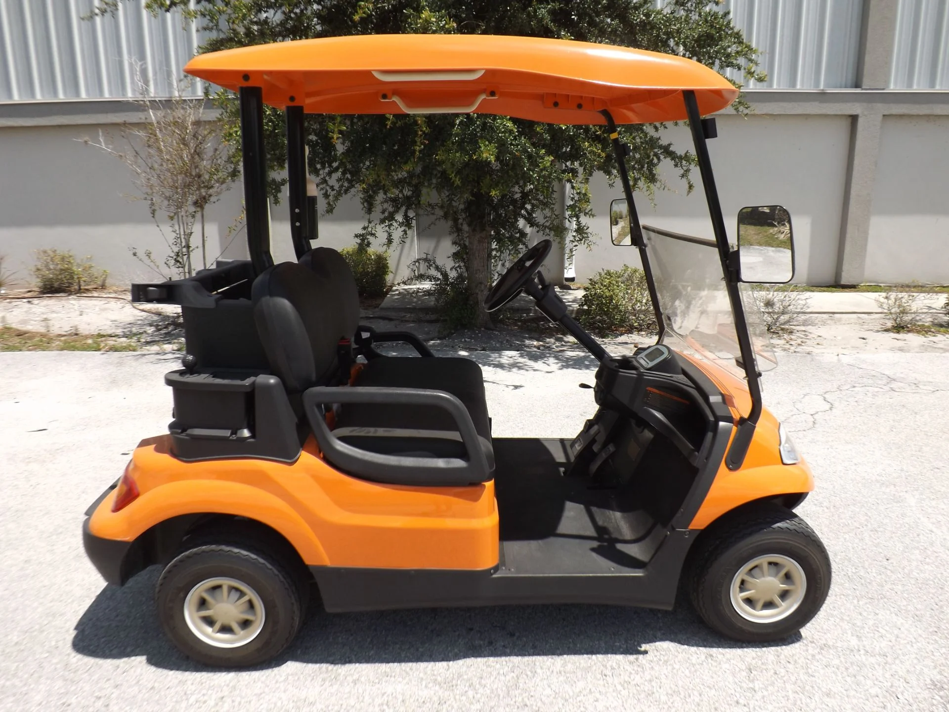 Orange 2022 Advanced EV AEV 2 Golf Cart for Sale - Image 3