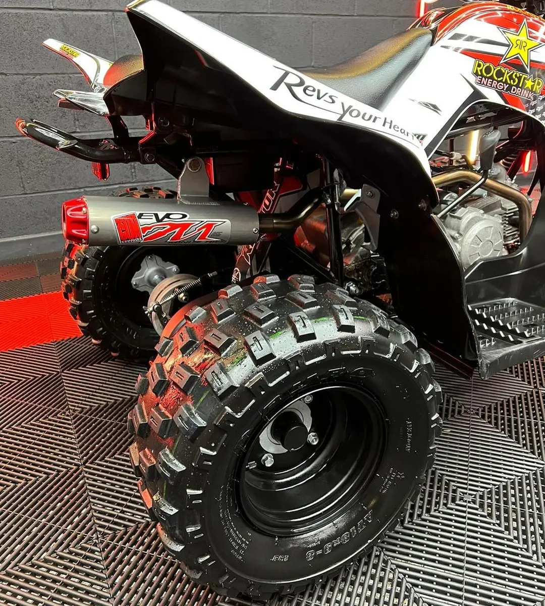 Red 2020 Yamaha YFM 90 ATV 12V For Sale - Image 3