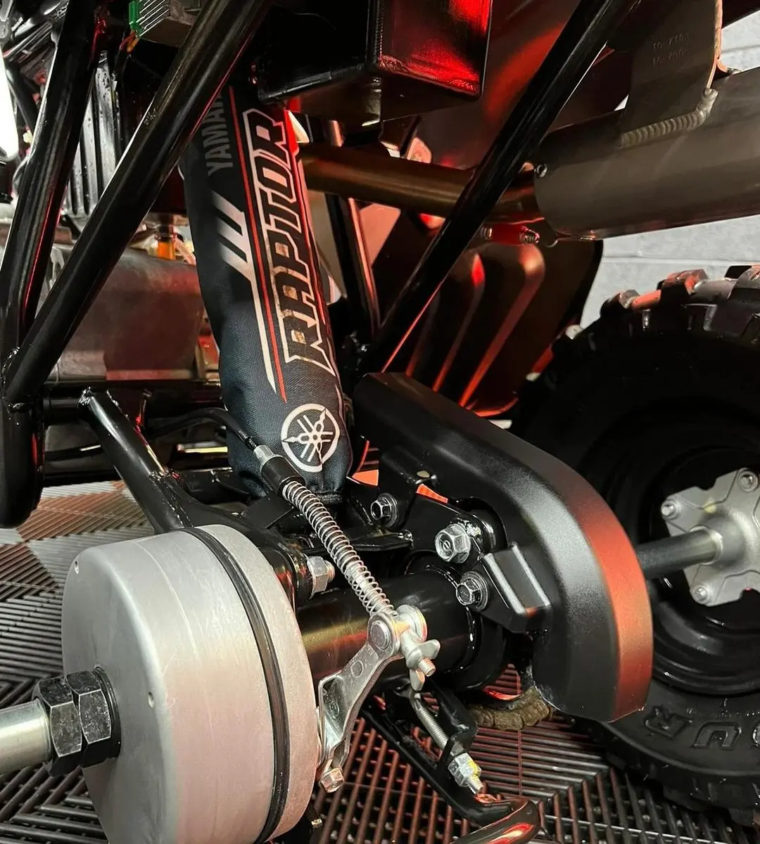 Red 2020 Yamaha YFM 90 ATV 12V For Sale - Image 4