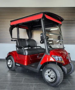 Red 2021 Yamaha Drive 2 QuieTech EFI Golf Cart for Sale