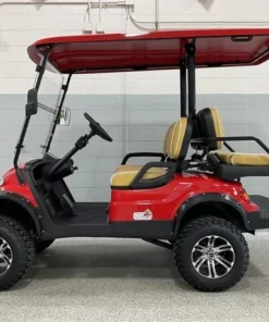 Red 2023 Advanced EV LT-A627.2+2G Golf Cart for Sale
