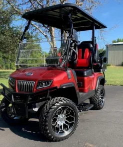 Red 2024 EVolution D5 Maverick 2+2 Golf Cart for Sale
