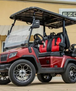 Red 2024 EVolution D5 Ranger 2+2 Golf Cart for Sale