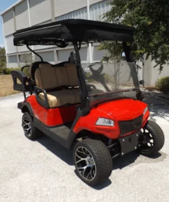 Red 2024 HONOR LSV 2+2 G1 Lifted Lithium Golf Cart for Sale
