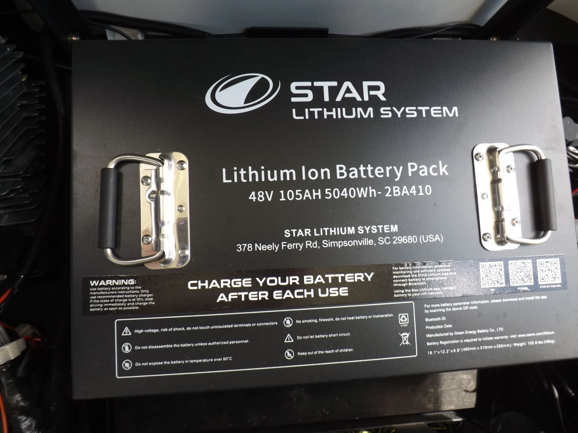 White 2023 Star EV SIRIUS 2+2 Golf Cart for Sale - Image 21