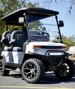 White 2024 Denago EV Rover XL Golf Cart for Sale