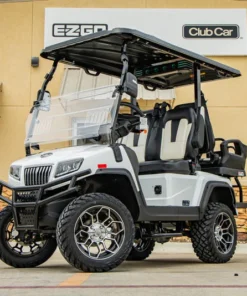 White 2024 EVolution D5 Maverick 2+2 Golf Cart for Sale