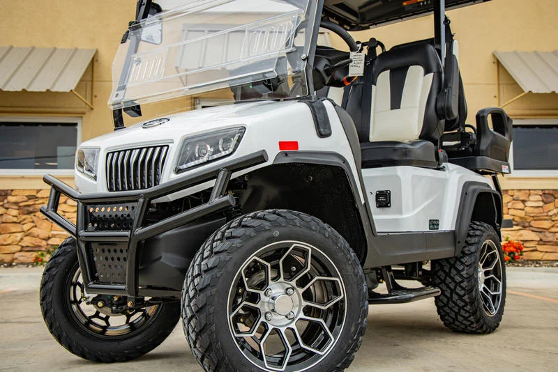 White 2024 EVolution D5 Maverick 2+2 Golf Cart for Sale - Image 10