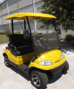 Yellow 2022 Advanced EV AEV 2 Golf Cart for Sale