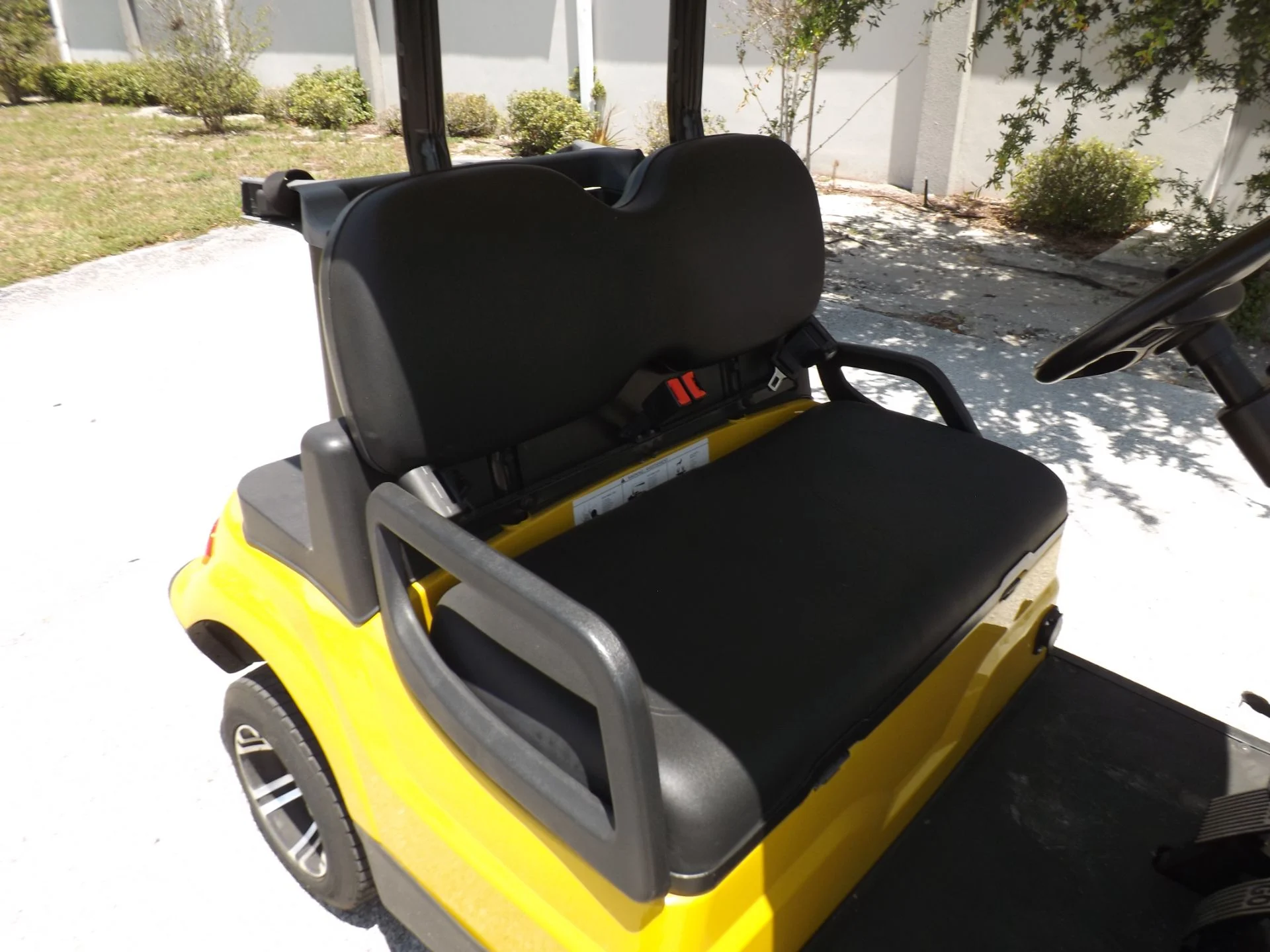 Yellow 2022 Advanced EV AEV 2 Golf Cart for Sale - Image 12
