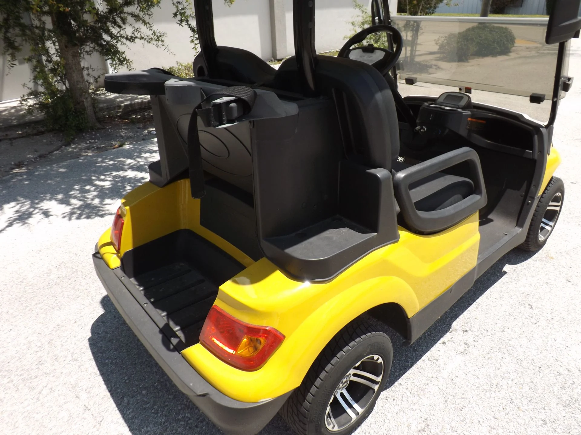 Yellow 2022 Advanced EV AEV 2 Golf Cart for Sale - Image 13