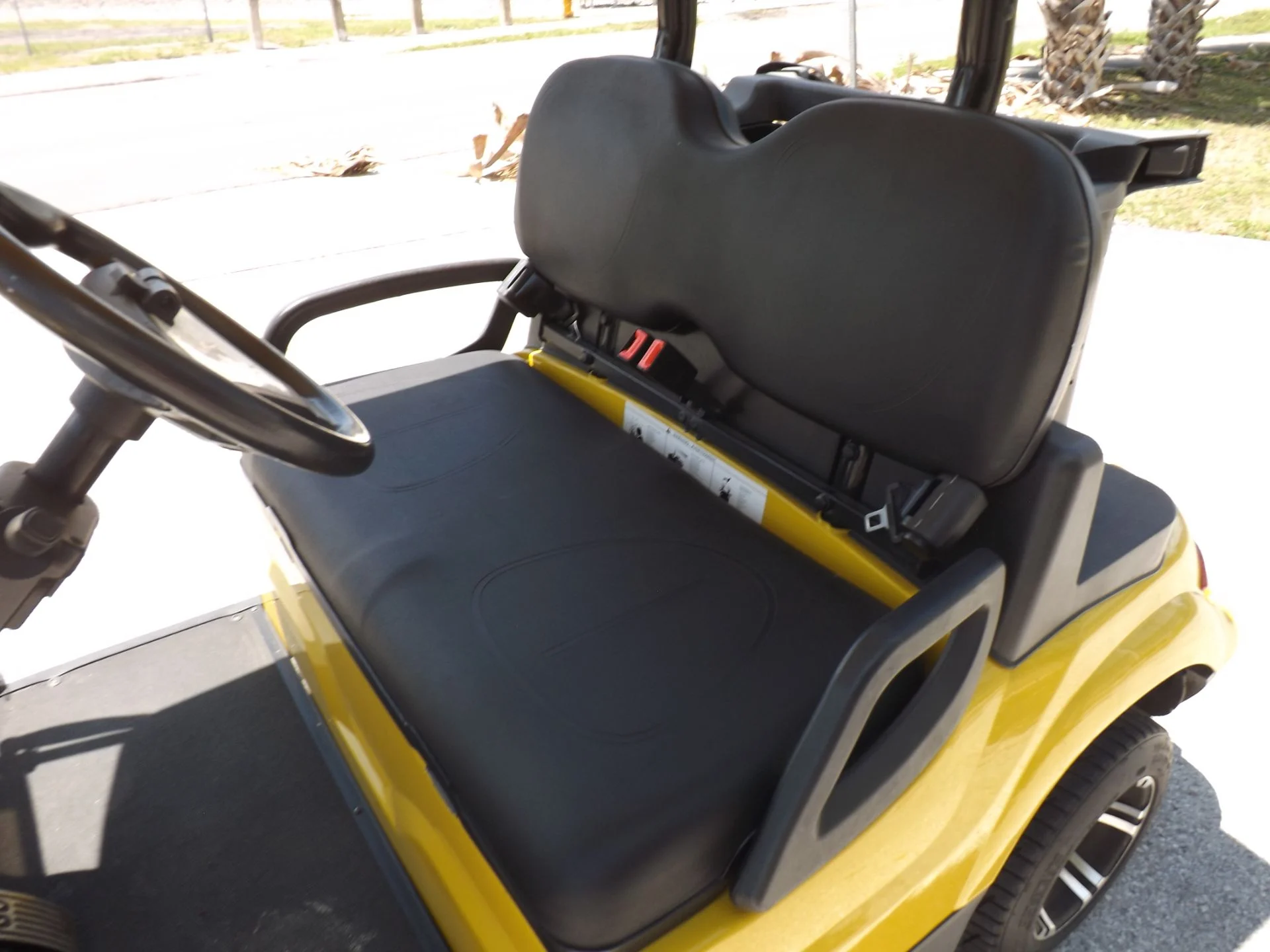 Yellow 2022 Advanced EV AEV 2 Golf Cart for Sale - Image 15