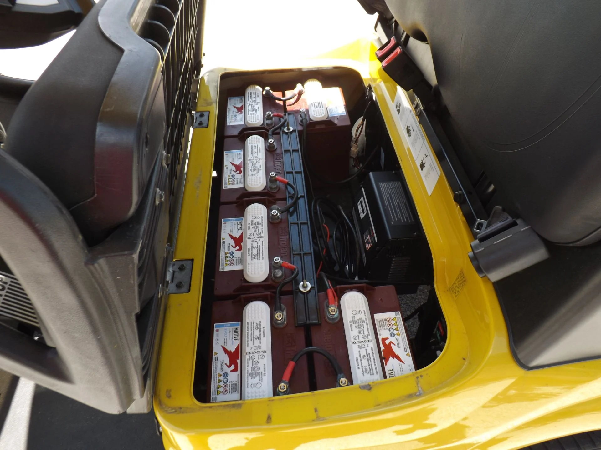 Yellow 2022 Advanced EV AEV 2 Golf Cart for Sale - Image 17