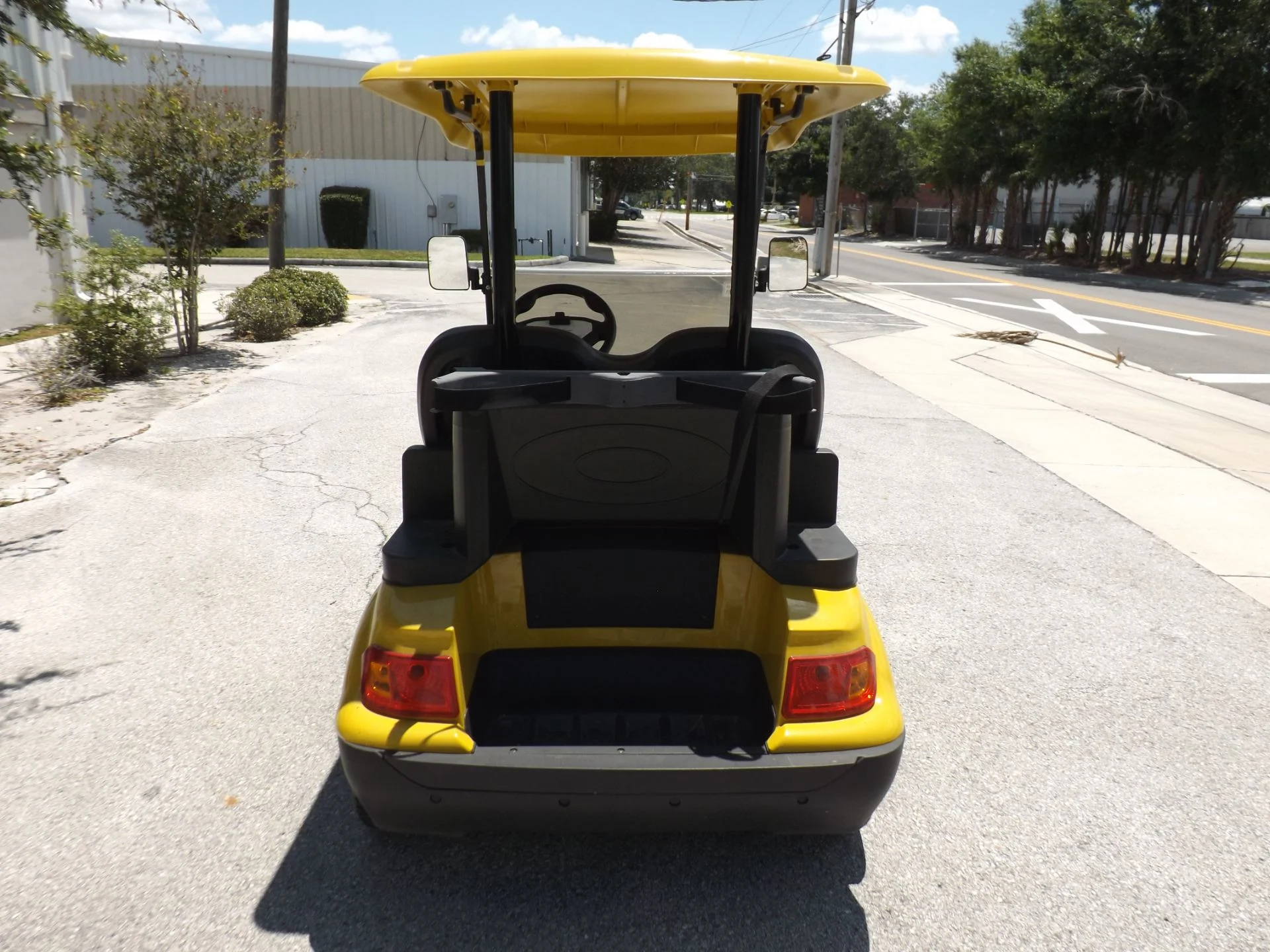 Yellow 2022 Advanced EV AEV 2 Golf Cart for Sale - Image 4