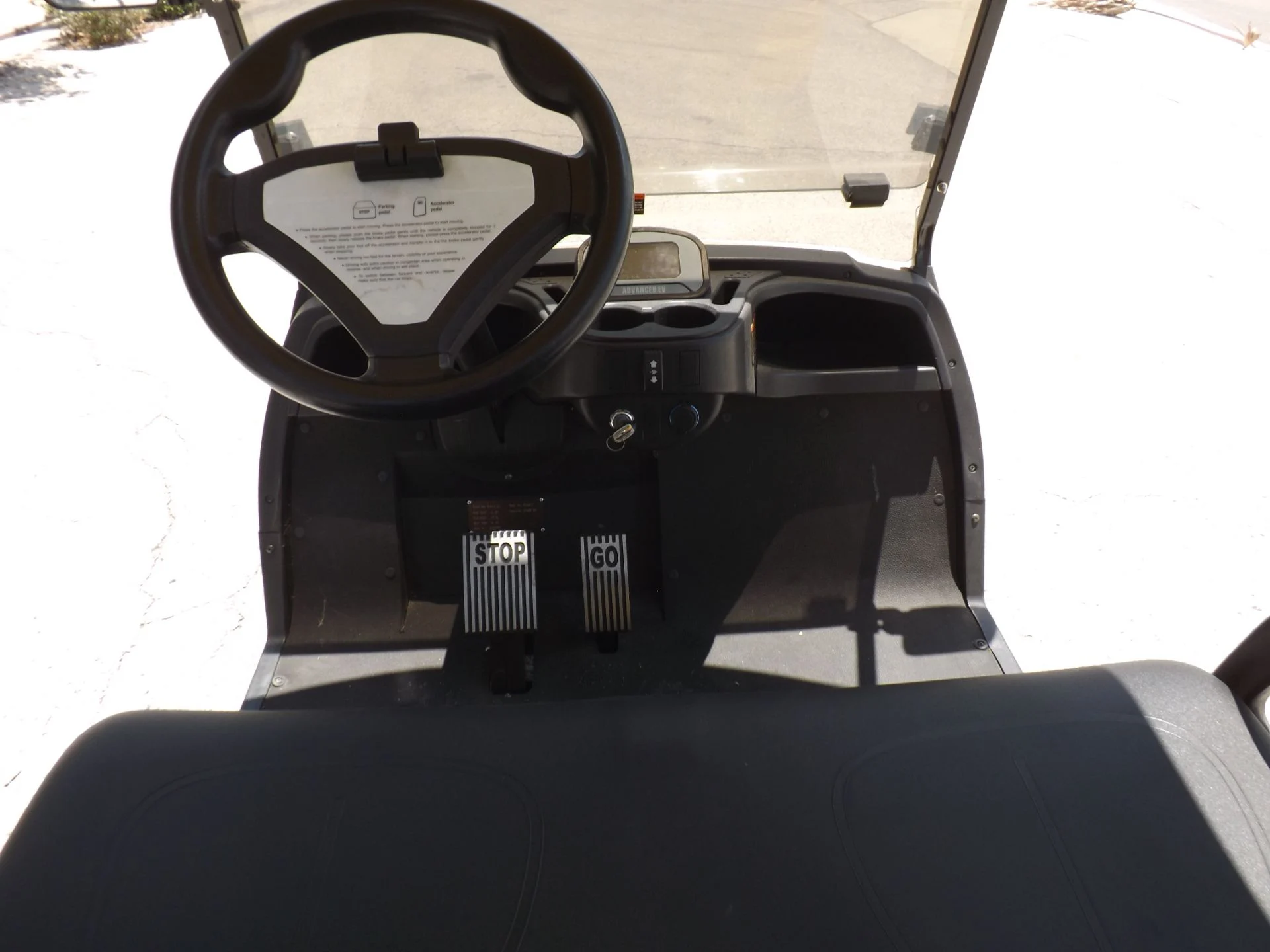 Yellow 2022 Advanced EV AEV 2 Golf Cart for Sale - Image 6