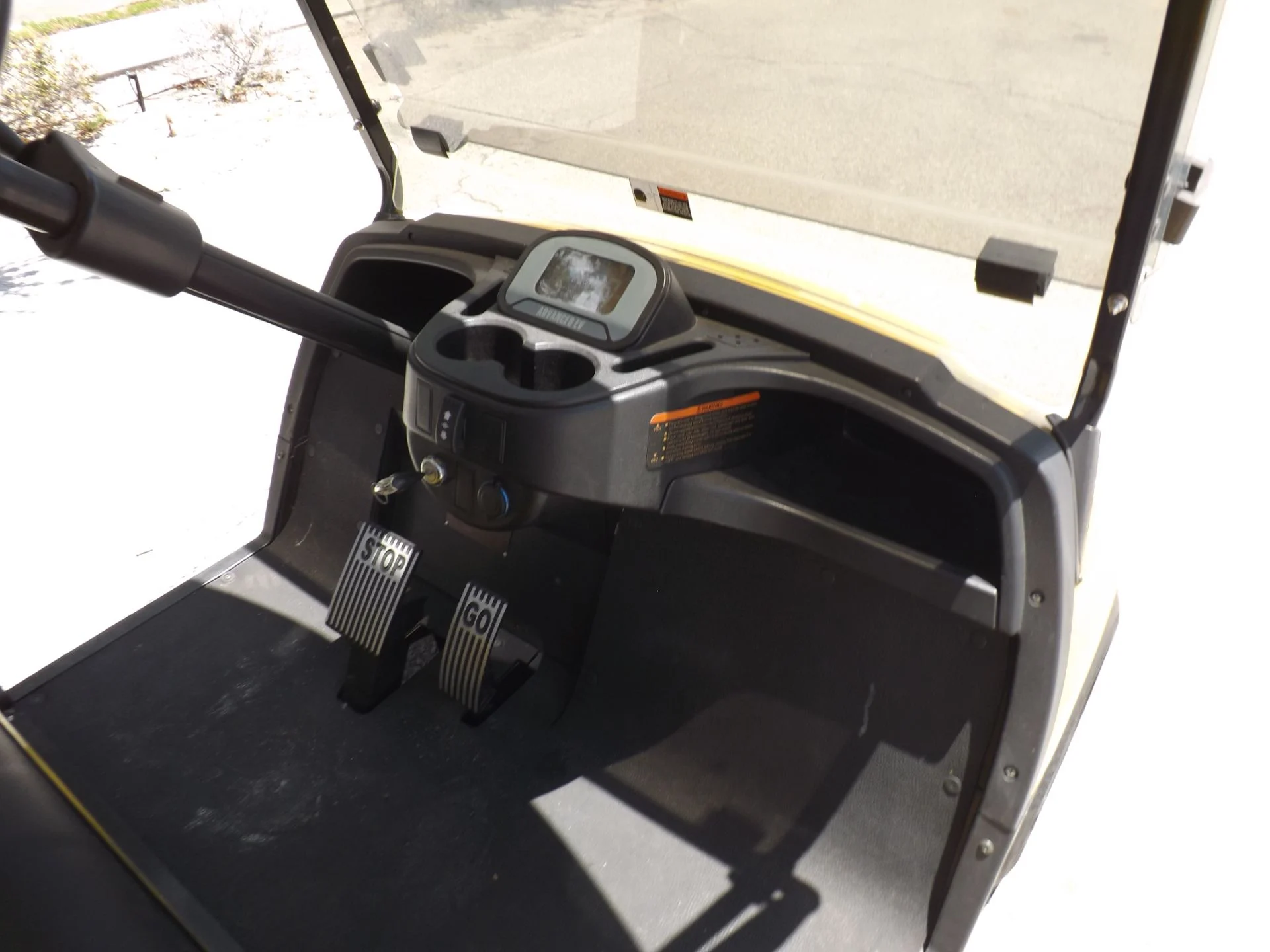 Yellow 2022 Advanced EV AEV 2 Golf Cart for Sale - Image 8