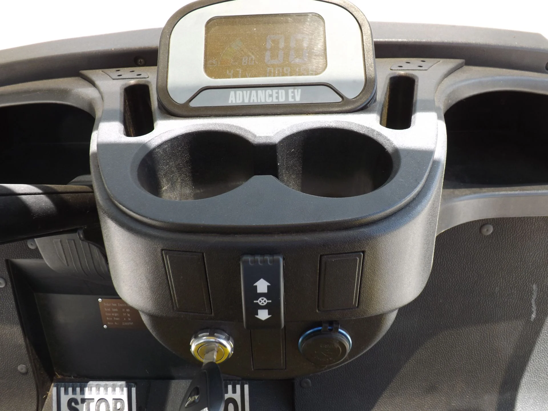 Yellow 2022 Advanced EV AEV 2 Golf Cart for Sale - Image 9