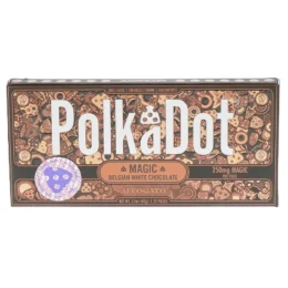 Affogato PolkaDot Magic Mushroom Belgian White Chocolate 250mg