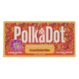 Peanut Butter Bliss PolkaDot Magic Mushroom Belgian Milk Chocolate 250mg