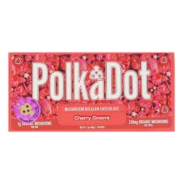 Cherry Groove PolkaDot Magic Mushroom Belgian Milk Chocolate 250mg