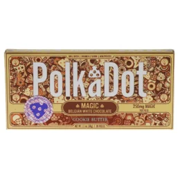 Cookie Butter PolkaDot Magic Mushroom Belgian White Chocolate 250mg