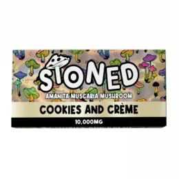 Cookies & Cream Stoned Amanita Muscaria Mushroom Chocolate 10000MG